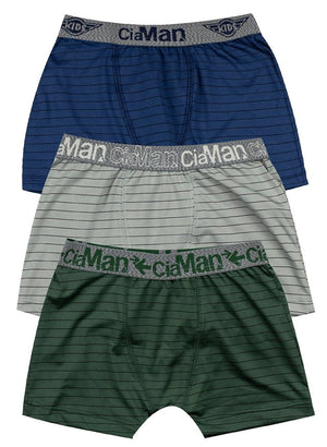 Kit 3 Cuecas Infantil SORTIDO 026 - Cia Man