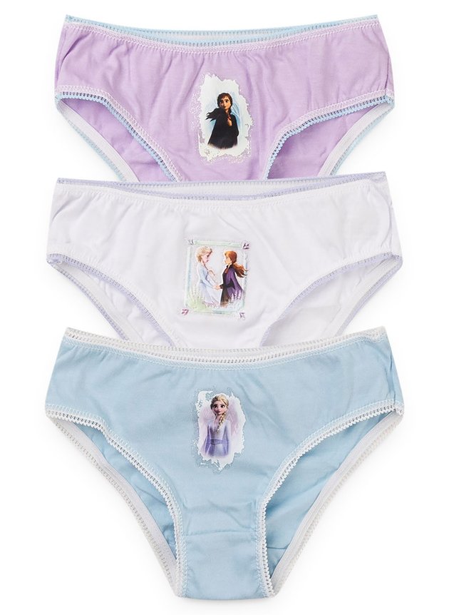 Kit Calcinha Infantil Frozen 03 01.31.0002 Multicolorido